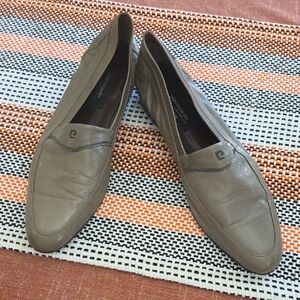 Pierre Cardin Taupe Leather Shoes